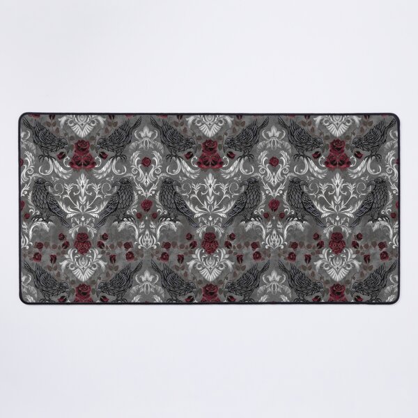 Item preview, Baroque Ravens and Black Roses on Distressed Background designed and sold by DreamyDiversion.