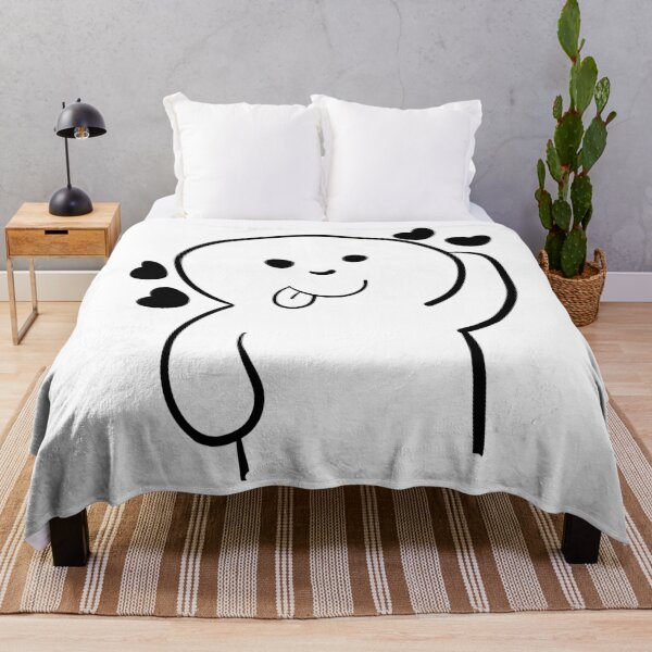 Item preview, Cute Kawaii Doodle Character with Hearts designed and sold by Fatma Creates.