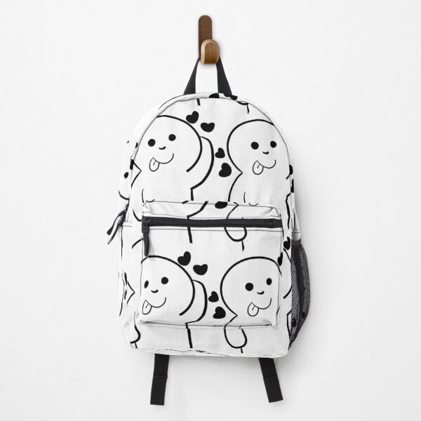 Item preview, Cute Kawaii Doodle Character with Hearts designed and sold by Fatma Creates.