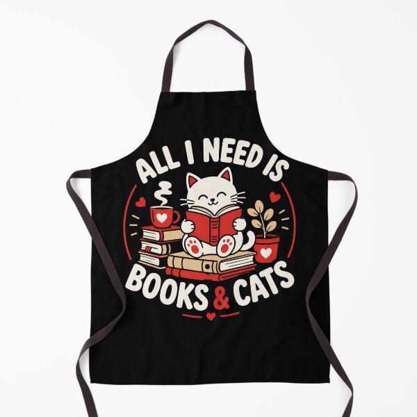 Item preview, Cute cat reading books with coffee design designed and sold by rafaeltto.