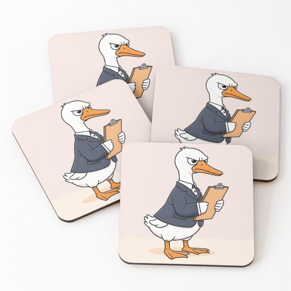 Item preview, The Extremely Serious Goose HOA President Cartoon Art designed and sold by PictorialWhimsy.