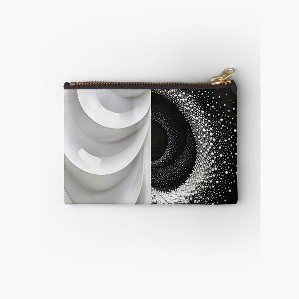 Item preview, Dual Abstract Sculpture and Pattern in Black and White designed and sold by Vicky Brago-Mitchell®.