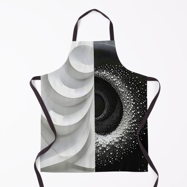 Item preview, Dual Abstract Sculpture and Pattern in Black and White designed and sold by Vicky Brago-Mitchell®.