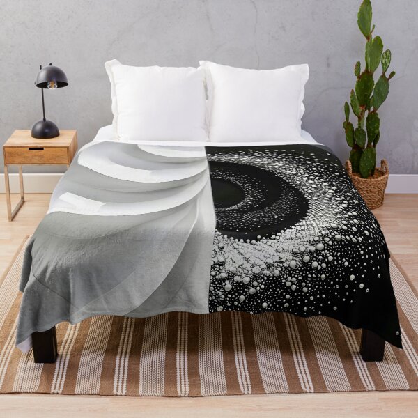 Item preview, Dual Abstract Sculpture and Pattern in Black and White designed and sold by Vicky Brago-Mitchell®.
