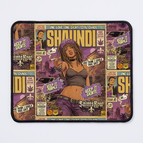 Item preview, Saints Row Shaundi Vintage Retro Comic Cover Art designed and sold by Back2Collage.