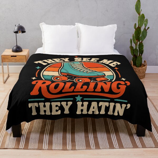 Item preview, Retro roller skate design with fun slogan designed and sold by rafaeltto.