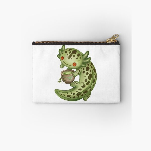 Item preview, Cute Axolotl Drinking a Matcha Green Tea Design / Light Green / Kawaii / Happy axolotl / Magical / Tshirts, mugs, stickers, journals, backpacks etc designed and sold by TeenLake.