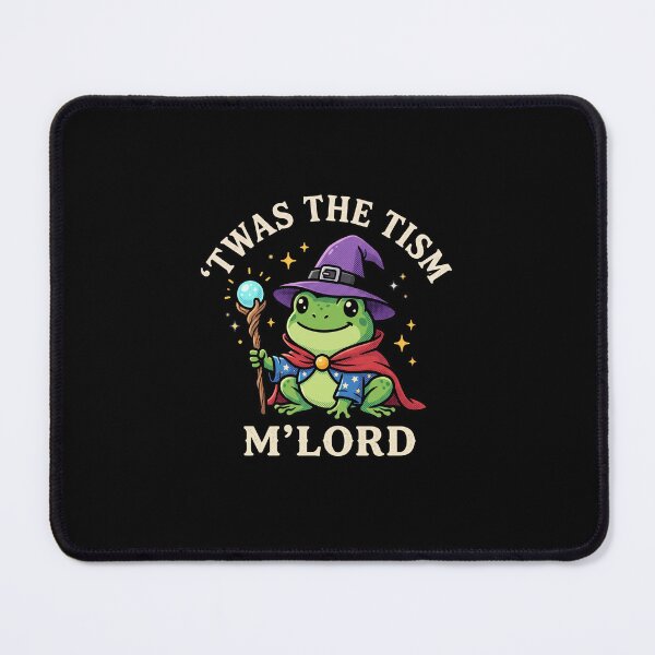 Item preview, Twas The Tism M'Lord Funny Frog Wizard Meme designed and sold by AdyKurniawan.