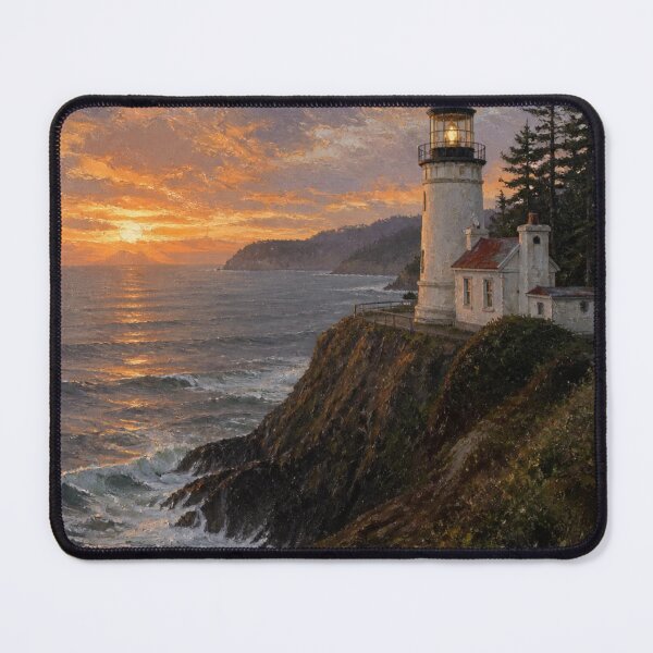 Item preview, West coast Lighthouse designed and sold by Artnovalty.redbubble.com.