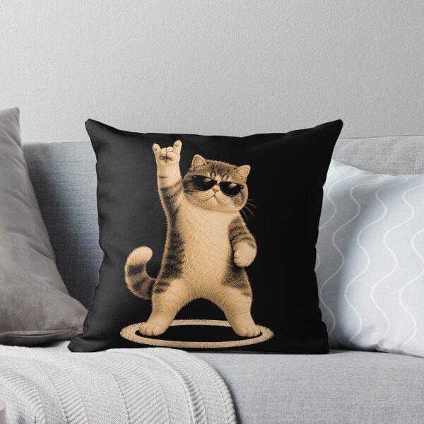 Item preview, cool rockstar cat with sunglasses designed and sold by rafaeltto.