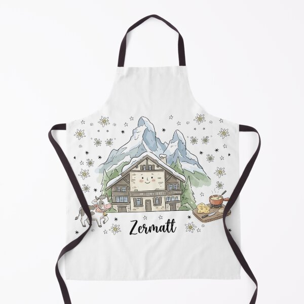 Item preview, Cute Matterhorn Zermatt Doodle Art designed and sold by RamyGallery.