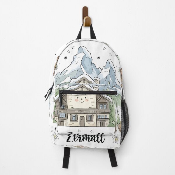 Item preview, Cute Matterhorn Zermatt Doodle Art designed and sold by RamyGallery.