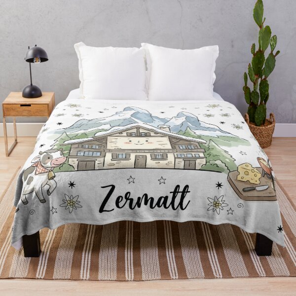 Item preview, Cute Matterhorn Zermatt Doodle Art designed and sold by RamyGallery.