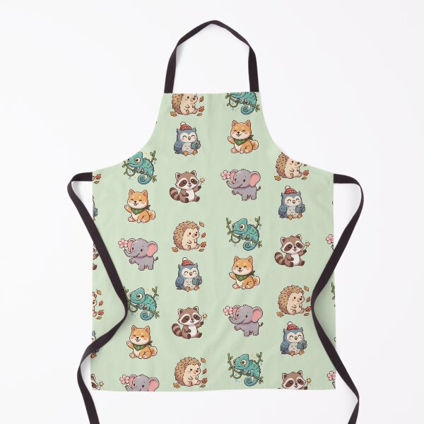 Item preview, Cute Kawaii Animals Sticker Sheet Reading Owl Shiba Inu Raccoon Art designed and sold by Artemis & Woven Collective.