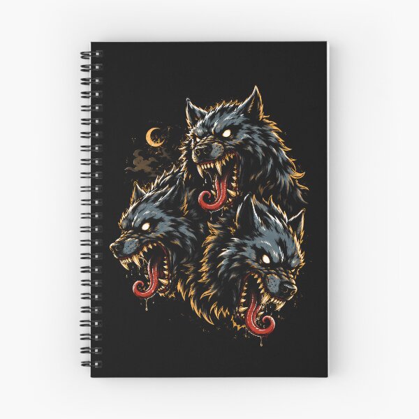 Item preview, Fierce Three-Headed Wolf Graphic Design designed and sold by rafaeltto.