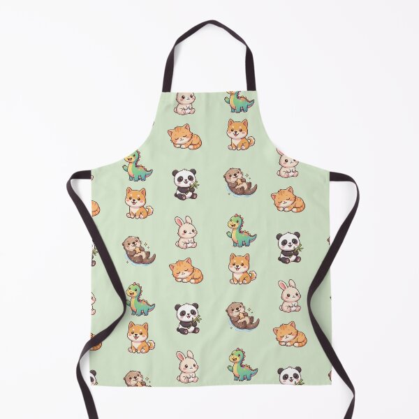 Item preview, Cute Kawaii Animals Sticker Sheet Pack Sleeping Cat Dog Panda Bunny Art designed and sold by Artemis & Woven Collective.