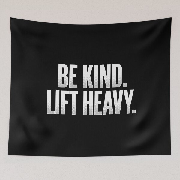 Item preview, Be Kind Lift Heavy Gym Motivation Retro Halftone designed and sold by AdyKurniawan.