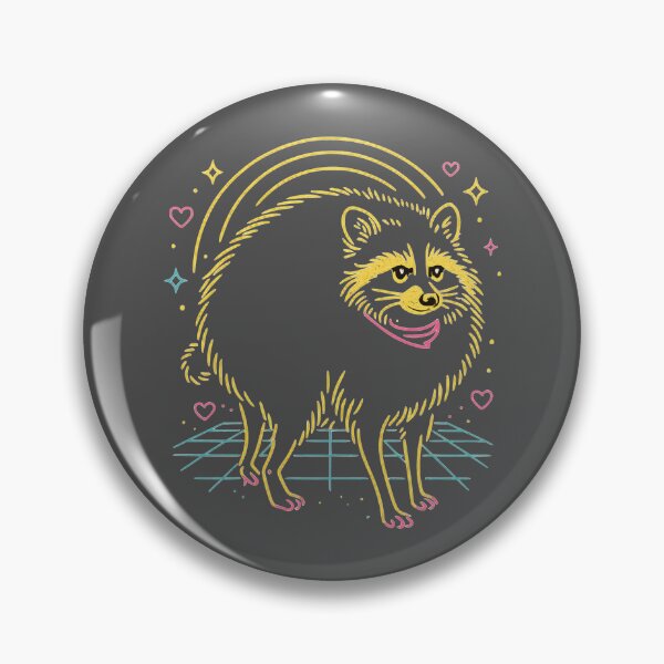 Item preview, Imperfect Round Raccoon designed and sold by KungPowUnicorn.