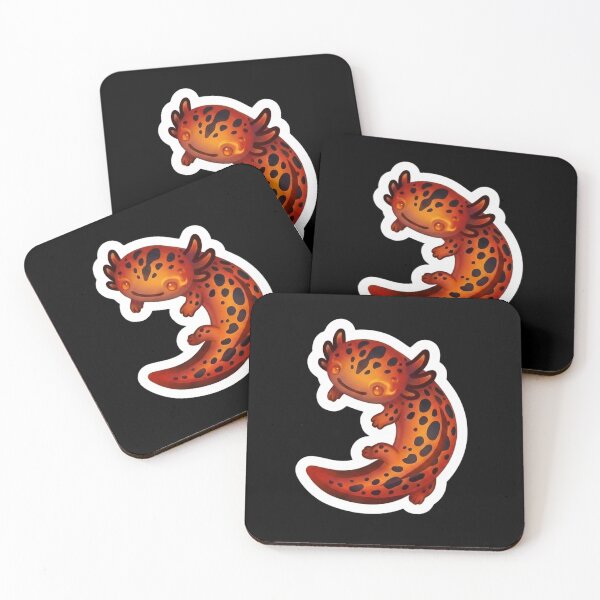 Item preview, Cute Axolotl Design / Orange / Kawaii / Happy axolotl / Magical / Tshirts, mugs, stickers, journals, backpacks etc designed and sold by TeenLake.