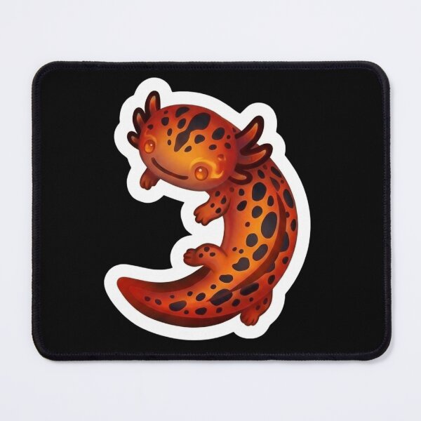 Item preview, Cute Axolotl Design / Orange / Kawaii / Happy axolotl / Magical / Tshirts, mugs, stickers, journals, backpacks etc designed and sold by TeenLake.