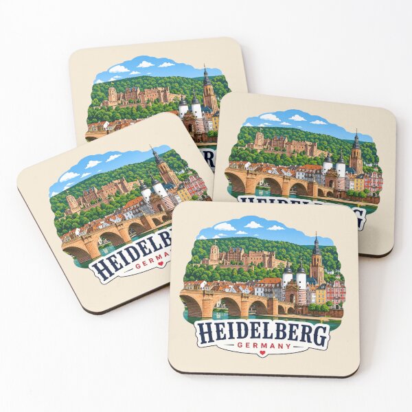 Item preview, Heidelberg, Germany - Heidelberg Castle & Old Bridge designed and sold by Myra365Art.