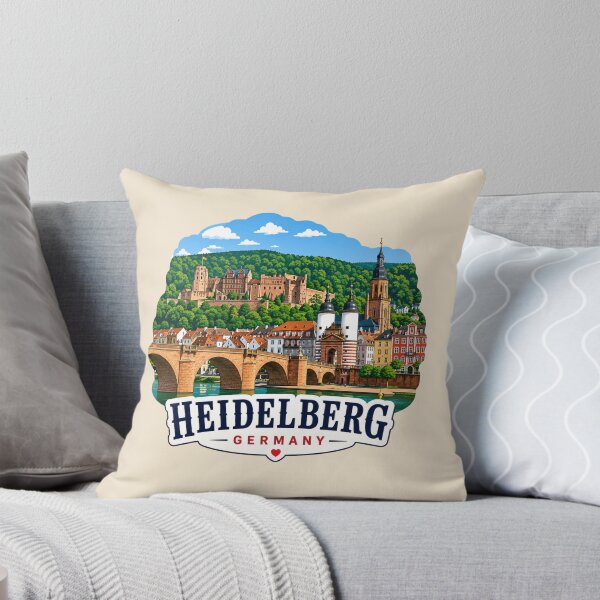 Item preview, Heidelberg, Germany - Heidelberg Castle & Old Bridge designed and sold by Myra365Art.