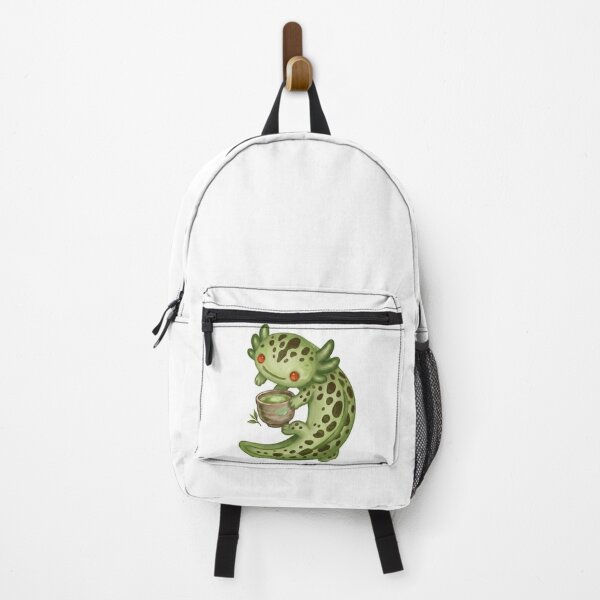 Item preview, Cute Axolotl Drinking a Matcha Green Tea Design / Light Green / Kawaii / Happy axolotl / Magical / Tshirts, mugs, stickers, journals, backpacks etc designed and sold by TeenLake.