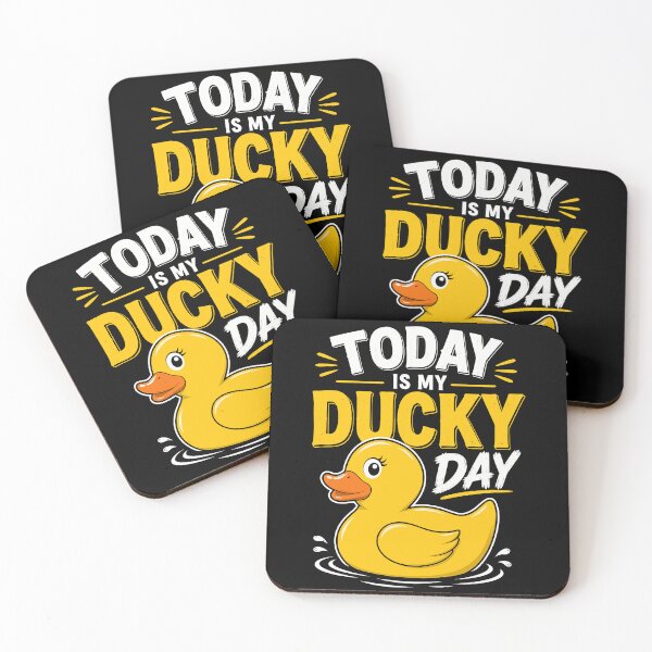 Item preview, Today Is My Ducky Day Funny Lucky Duck Humor designed and sold by Portes-Ruty.