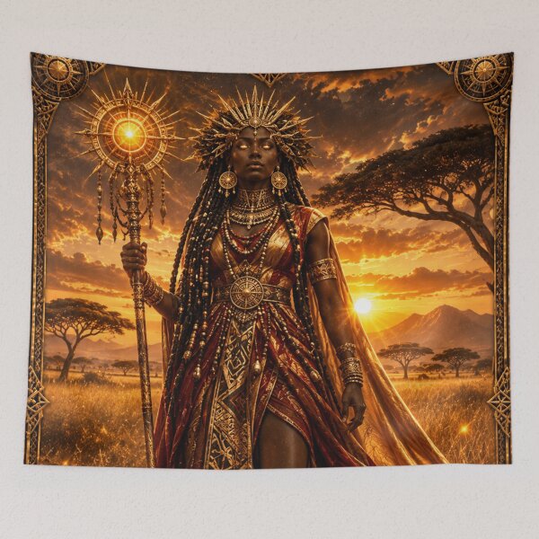 Item preview, Queen of the Golden Savannah – African Spirit of the Sun designed and sold by i-corp.
