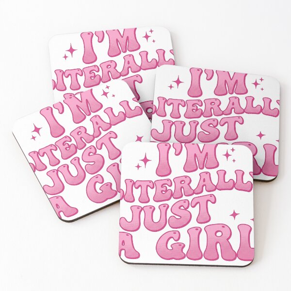 Item preview, I'm Literally Just A Girl Y2K Retro Sparkle Meme designed and sold by AdyKurniawan.