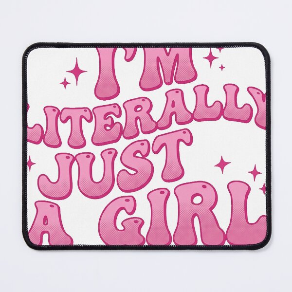 Item preview, I'm Literally Just A Girl Y2K Retro Sparkle Meme designed and sold by AdyKurniawan.