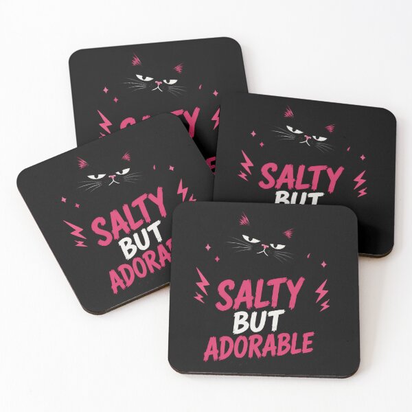 Item preview, Salty Adorable Cat Funny Feline Attitude designed and sold by markymaarty.