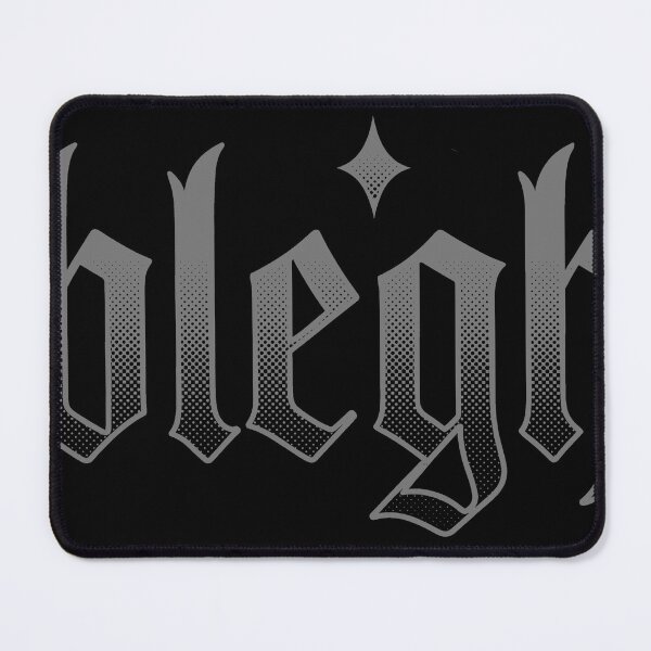 Item preview, Blegh Metalcore Gothic Halftone Typography designed and sold by AdyKurniawan.