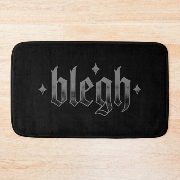 Item preview, Blegh Metalcore Gothic Halftone Typography designed and sold by AdyKurniawan.