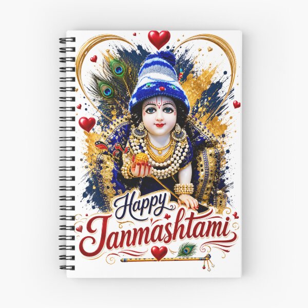 Item preview, Happy Janmashtami Celebrate the birth of Lord Krishna ll t shirts & magnet, poster designed and sold by everyone cloth house.