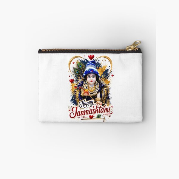 Item preview, Happy Janmashtami Celebrate the birth of Lord Krishna ll t shirts & magnet, poster designed and sold by everyone cloth house.