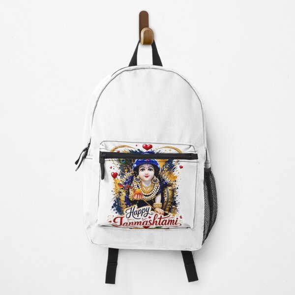 Item preview, Happy Janmashtami Celebrate the birth of Lord Krishna ll t shirts & magnet, poster designed and sold by everyone cloth house.