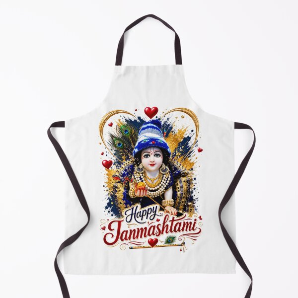 Item preview, Happy Janmashtami Celebrate the birth of Lord Krishna ll t shirts & magnet, poster designed and sold by everyone cloth house.