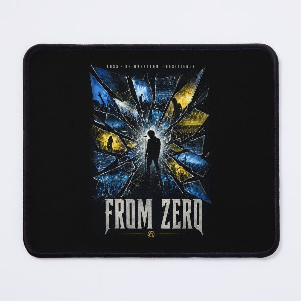 Item preview, From Zero — Reinvention & Resilience Rock Music Art Print | Loss, Grief, Comeback Fan Art designed and sold by Fanverse Merchandise.