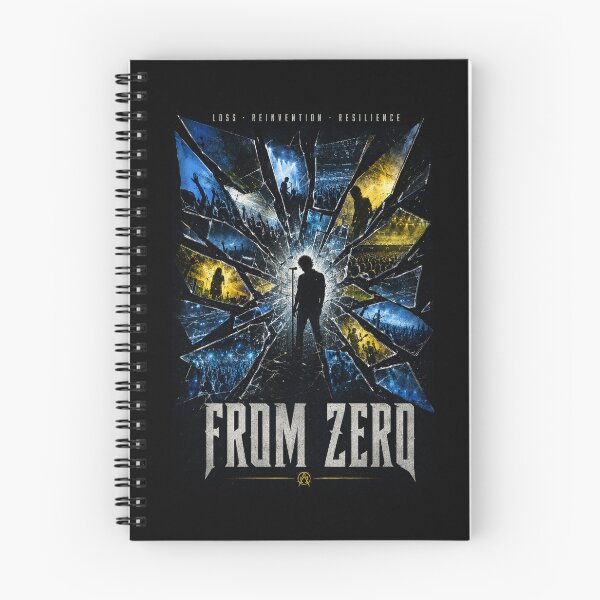 Item preview, From Zero — Reinvention & Resilience Rock Music Art Print | Loss, Grief, Comeback Fan Art designed and sold by Fanverse Merchandise.