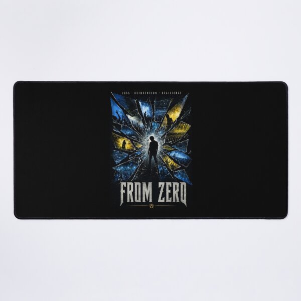 Item preview, From Zero — Reinvention & Resilience Rock Music Art Print | Loss, Grief, Comeback Fan Art designed and sold by Fanverse Merchandise.