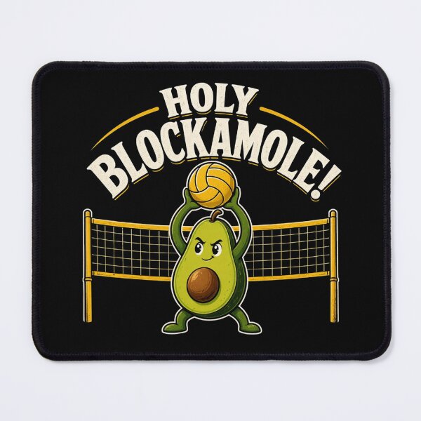 Item preview, Holy Blockamole Volleyball Cute Funny Avocado Vintage designed and sold by CF_VintageDesign.