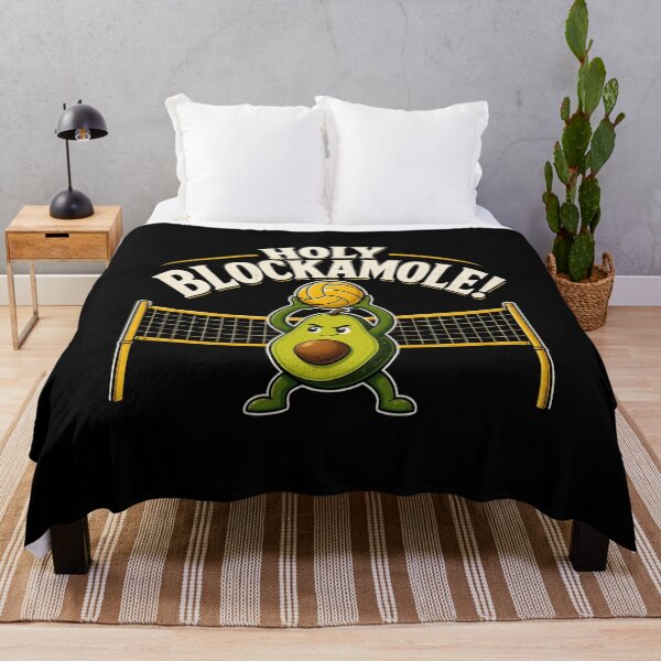 Item preview, Holy Blockamole Volleyball Cute Funny Avocado Vintage designed and sold by CF_VintageDesign.