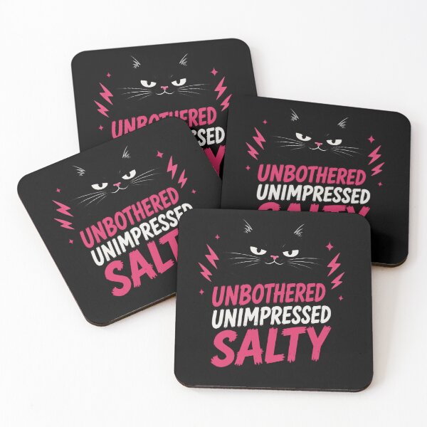Item preview, Unbothered Unimpressed Salty Feline Attitude designed and sold by markymaarty.