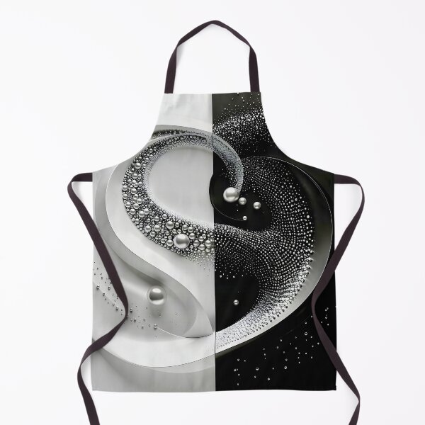 Item preview, Intricate Yin Yang Design in Black and White designed and sold by Vicky Brago-Mitchell®.
