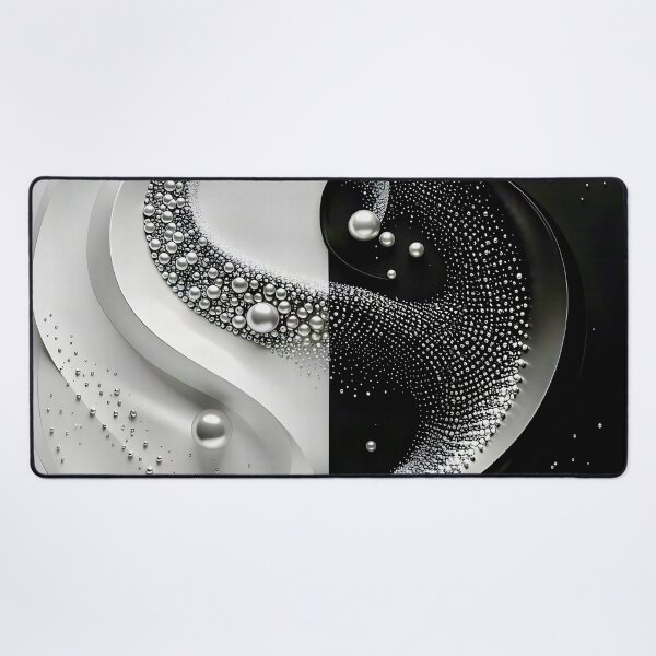 Item preview, Intricate Yin Yang Design in Black and White designed and sold by Vicky Brago-Mitchell®.