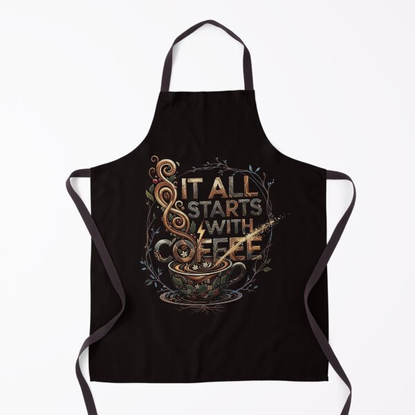 Item preview, It all starts with coffee designed and sold by SkrabinhoArt.