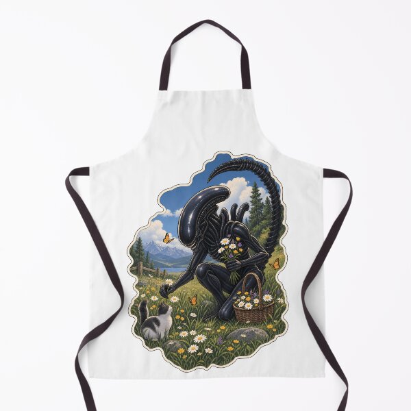 Item preview, Alien Picking Wildflowers designed and sold by Peac7e.