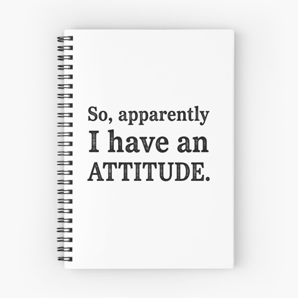 Item preview, Apparently I Have An Attitude Sassy Vintage Text designed and sold by AdyKurniawan.