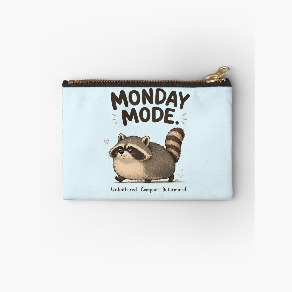 Item preview, Unbothered Raccoon Sticker | Funny Monday Mood Meme Art | Cute Wildlife Humor Gift designed and sold by Fanverse Merchandise.